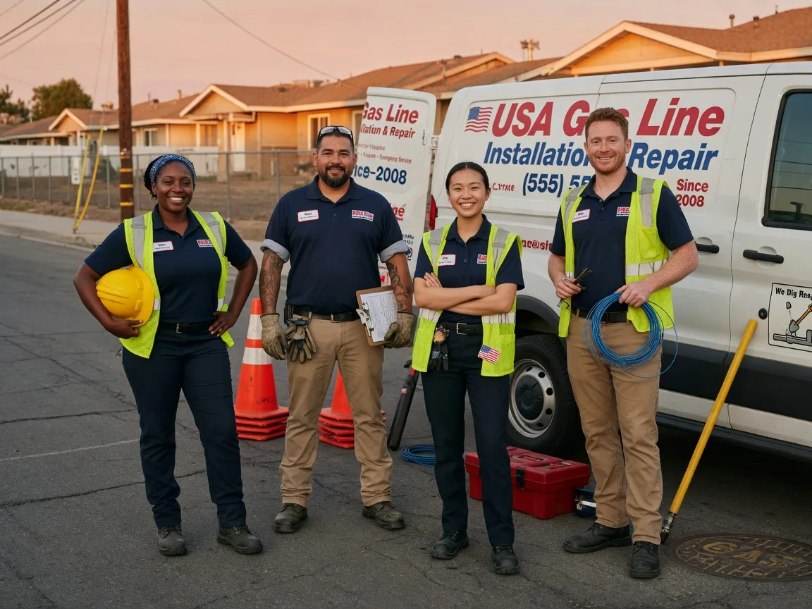 Gas Line Installation company in Diboll, TX